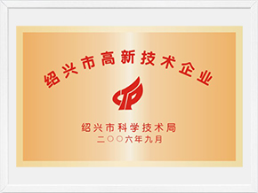 2006年紹興高新技術企業(yè)